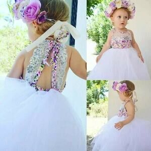 Toddler Baby Girl Dress Tulle Tutu Sundress Birthday Party NEW Photo Shoot 24M